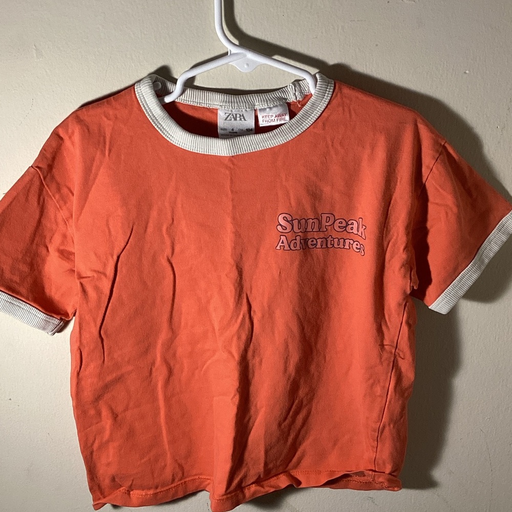 Zara Kids Salmon Pink Tee